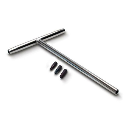 Clé en T avec Embouts 1/4" | Outil de Serrage Polyvalent