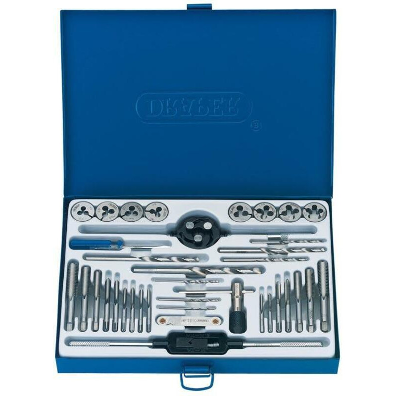 Coffret Tarauds et Filières DRAPER 37 Pièces | Kit de Filetage Complet