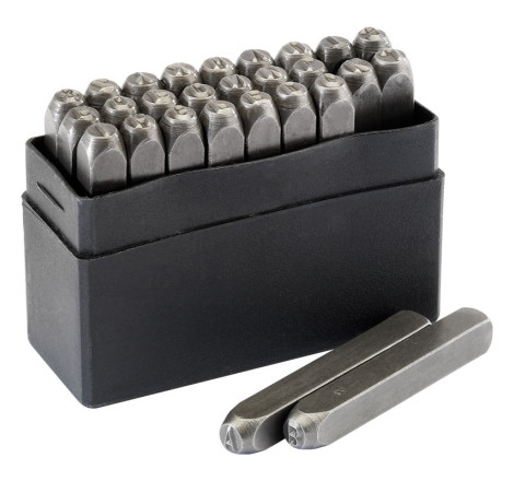 Jeu de Lettres à Frapper DRAPER 4,5 mm | Marquage Métal Professionnel