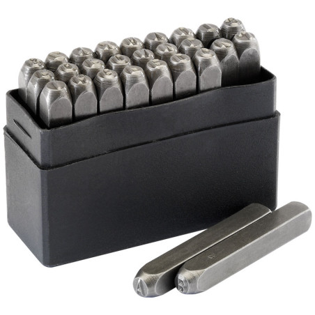 Jeu de Lettres à Frapper DRAPER 4,5 mm | Marquage Métal Professionnel