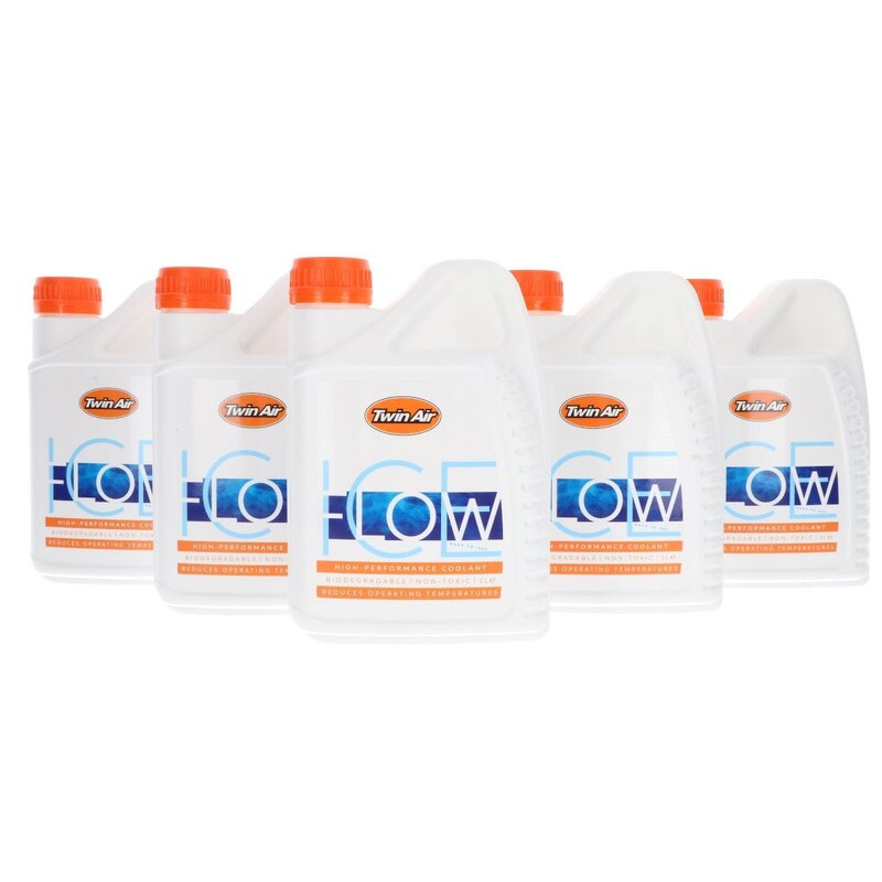 6x Liquide de refroidissement TWIN AIR Iceflow 1L - protection moteur haute performance