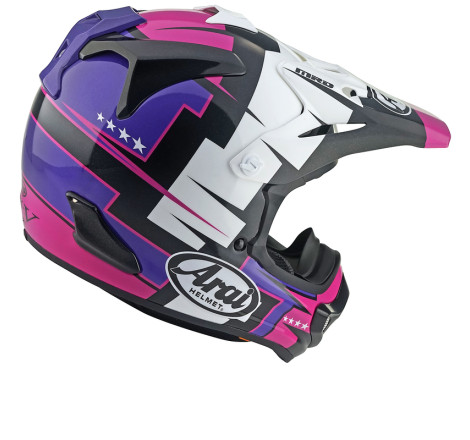 Casque ARAI MX-V EVO Battle Taille L - Violet