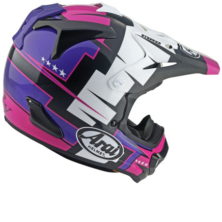 Casque ARAI MX-V EVO Battle Taille L - Violet