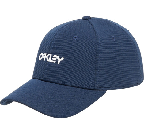 Casquette OAKLEY Stretch Metallic - Abyss/blanc