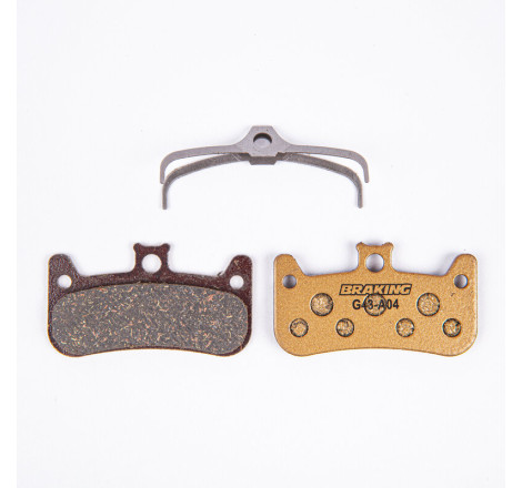 Plaquettes de frein vélo BRAKING Carbo-Metallic
