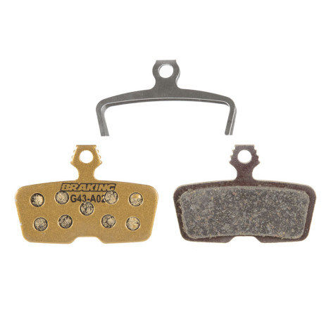 Plaquettes de frein vélo BRAKING Carbo-Metallic