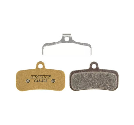 Plaquettes de frein vélo BRAKING Carbo-Metallic