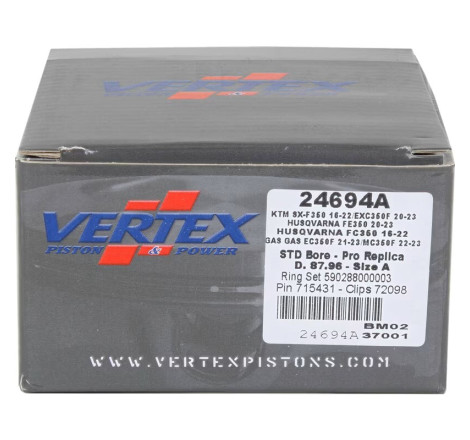 Piston forgé VERTEX Replica 87.960 mm 350 SX-F / FC / MC-F