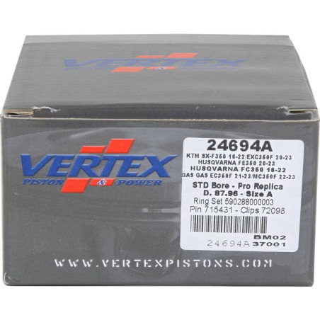 Piston forgé VERTEX Replica 87.970 mm 350 SX-F / FC / MC-F