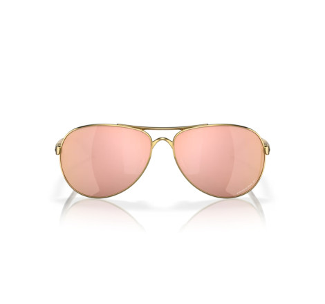 Lunettes de soleil OAKLEY Feedback Polished Gold - verres Prizm rose gold polarized