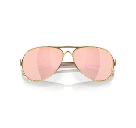 Lunettes de soleil OAKLEY Feedback Polished Gold - verres Prizm rose gold polarized