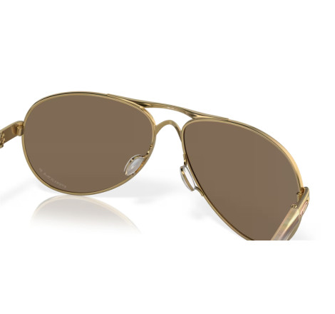 Lunettes de soleil OAKLEY Feedback Polished Gold - verres Prizm rose gold polarized