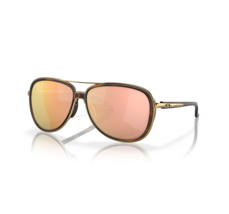 Lunettes de soleil OAKLEY Split Time Brown Tortoise - verres Prizm Rose Gold Polarized