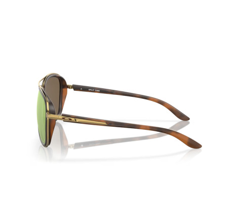 Lunettes de soleil OAKLEY Split Time Brown Tortoise - verres Prizm Rose Gold Polarized