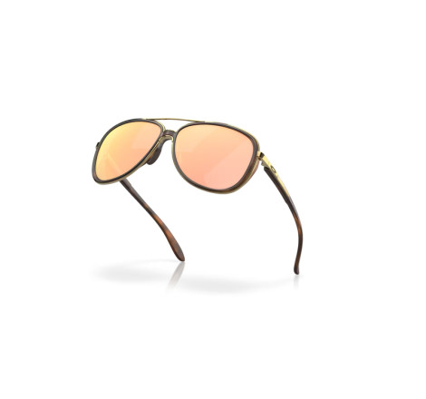 Lunettes de soleil OAKLEY Split Time Brown Tortoise - verres Prizm Rose Gold Polarized