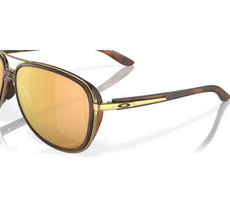 Lunettes de soleil OAKLEY Split Time Brown Tortoise - verres Prizm Rose Gold Polarized