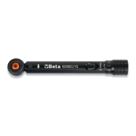 Clé dynamométrique Beta Tools compacte aluminium à déclenchement cliquet réversible