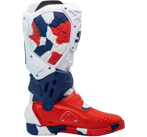 Bottes SIDI Crossair X pointure 44 - blanc / Navy / rouge