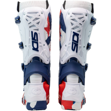 Bottes SIDI Crossair X pointure 46 - blanc / Navy / rouge