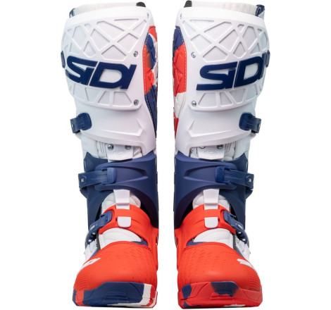 Bottes SIDI Crossair X pointure 47 - blanc / Navy / rouge