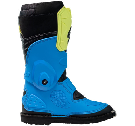 Bottes enfants SIDI Flame pointure 39 - bleu clair / Citron / noir