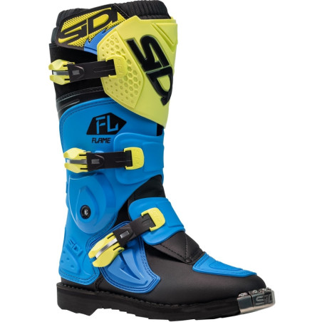 Bottes enfants SIDI Flame pointure 39 - bleu clair / Citron / noir