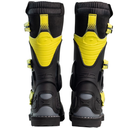 Bottes enfants SIDI Flame pointure 42 - noir / Citron / gris