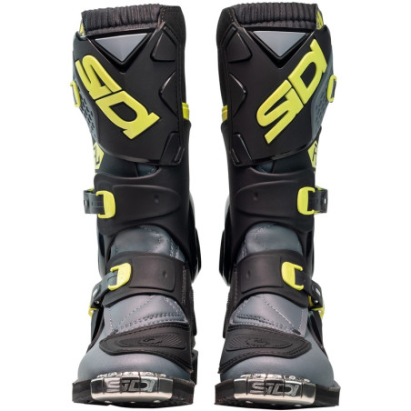 Bottes enfants SIDI Flame pointure 32 - noir / Citron / gris