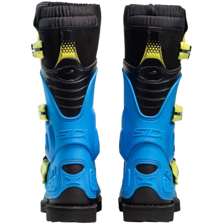 Bottes enfants SIDI Flame pointure 31 - bleu clair / Citron / noir