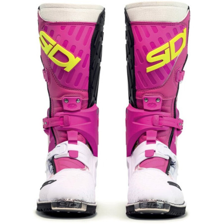 Bottes SIDI Crossair HD pointure 45 - blanc / rose
