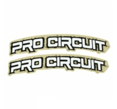 Autocollants rétro pour garde-boue PRO CIRCUIT