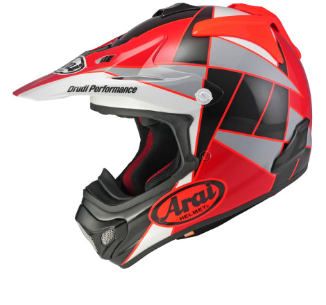 Casque ARAI MX-V EVO Peak Taille M - rouge