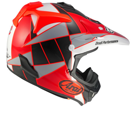 Casque ARAI MX-V EVO Peak Taille M - rouge