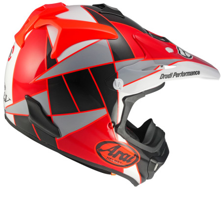 Casque ARAI MX-V EVO Peak Taille XL - rouge