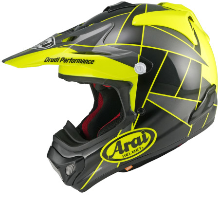 Casque ARAI MX-V EVO Peak Taille S - Jaune