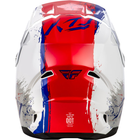 Casque enfant FLY RACING Kinetic Drip Taille YM - turquoise/rose/jaune
