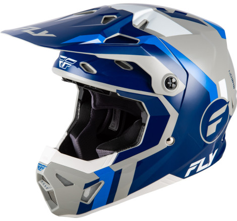 Casque FLY RACING Formula CP Seal – Navy/bleu/gris, Taille L