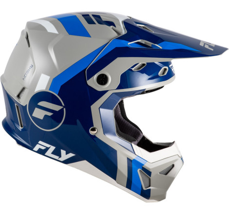 Casque FLY RACING Formula CP Seal – Navy/bleu/gris, Taille L