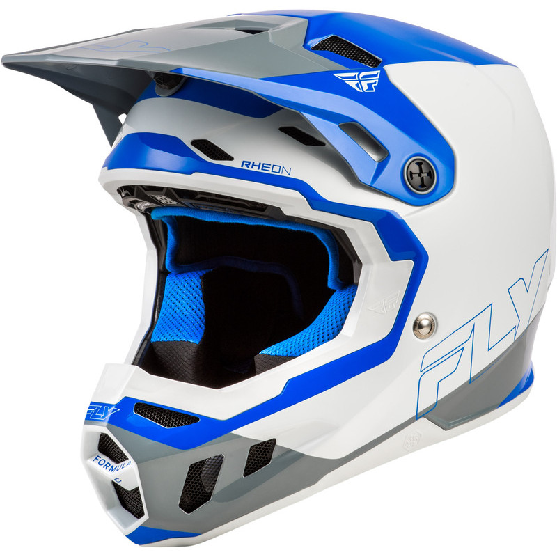 Casque FLY RACING Formula CC Glide – bleu/gris, Taille M