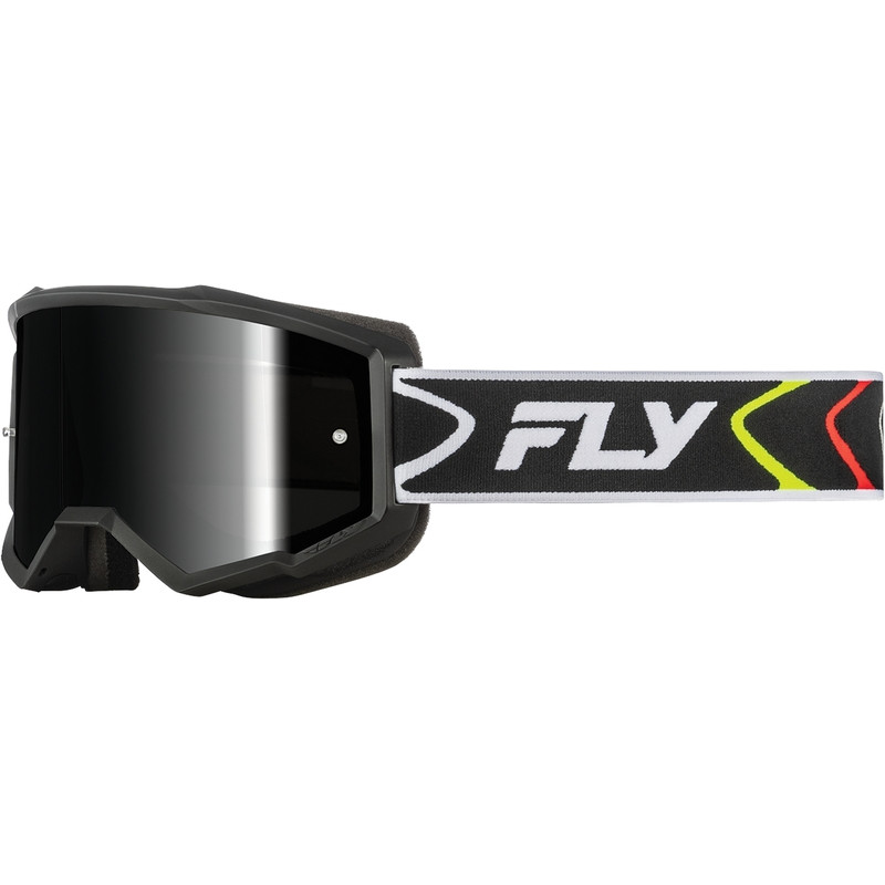 Masque FLY RACING Zone Noir/Blanc – écran noir