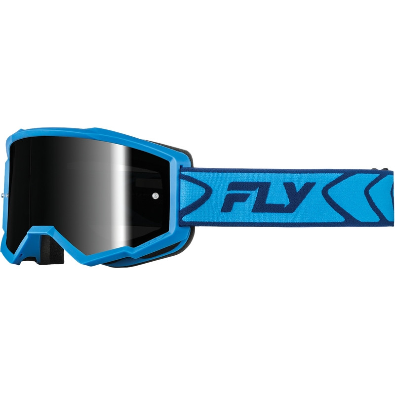 Masque FLY RACING Zone Bleu/Navy – écran noir