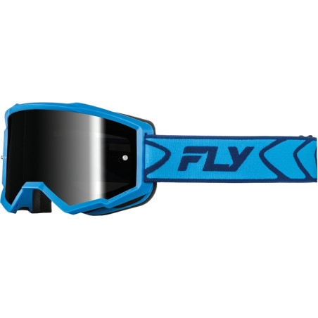 Masque FLY RACING Zone Bleu/Navy – écran noir