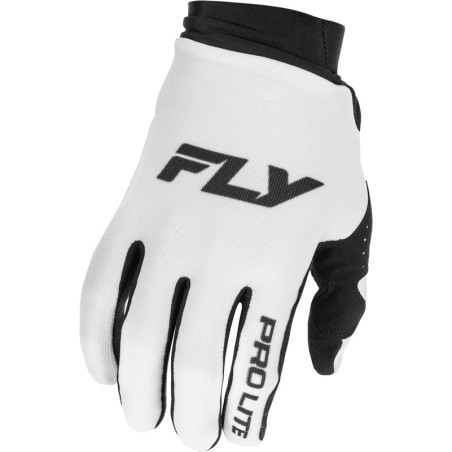 Gants FLY RACING Pro Lite Taille XL - blanc/noir