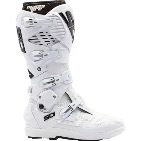 Bottes SIDI Crossfire 3 SRS Pointure 43 - blanc/noir