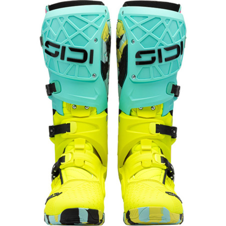 Bottes SIDI Crossair X Pointure 44 - Mint/jaune fluo