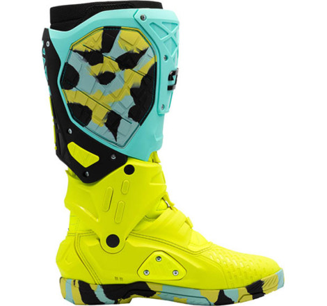 Bottes SIDI Crossair X Pointure 43 - Mint/jaune fluo