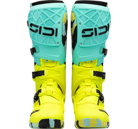 Bottes SIDI Crossair X Pointure 46 - Mint/jaune fluo