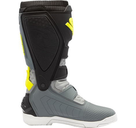 Bottes SIDI Xpower SC Pointure 50 - gris/jaune fluo