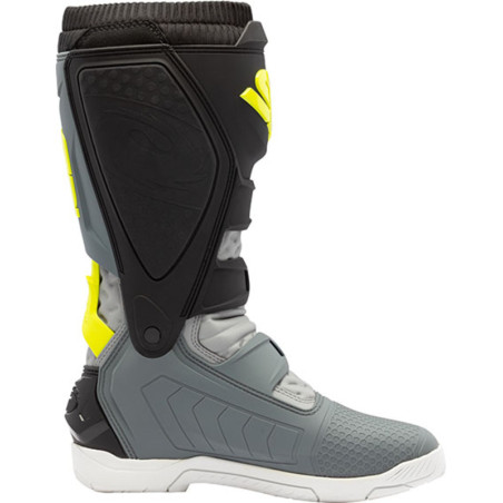 Bottes SIDI Xpower SC Pointure 50 - gris/jaune fluo