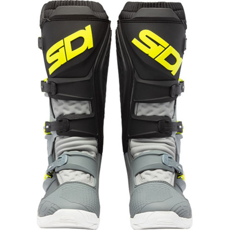 Bottes SIDI Xpower SC Pointure 50 - gris/jaune fluo